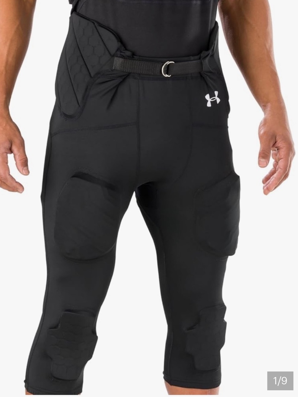 Under Armour Men’s Black Padded Athletic Football Pants